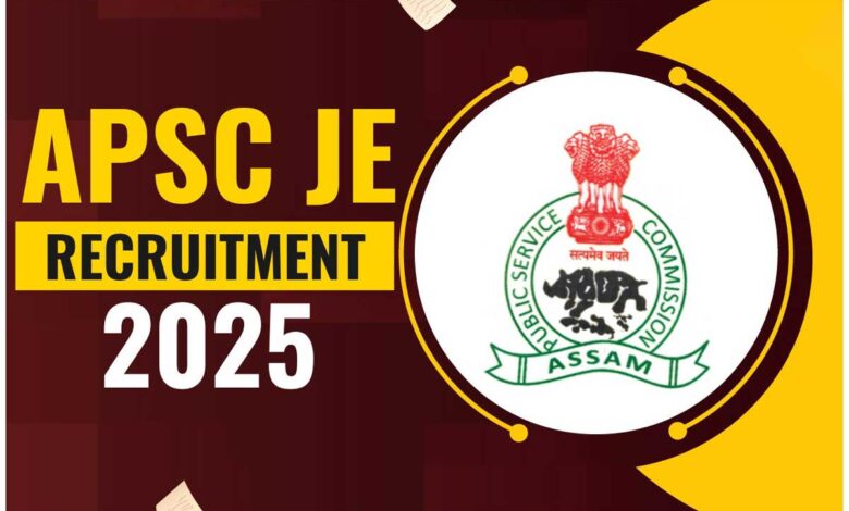 Assam PSC JE Recruitment 2025 Registration Started for 650 Posts Salary Up to Rs 70000 1