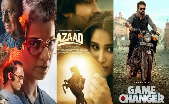 Box Office Report: How much did Emergency, Azaad, Game Changer and Pushpa 2 earn on Sunday?