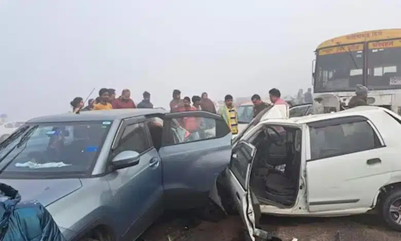 Vehicles collide on Delhi-Meerut Expressway amid dense fog, many injured