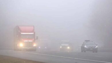 Dense fog in North India