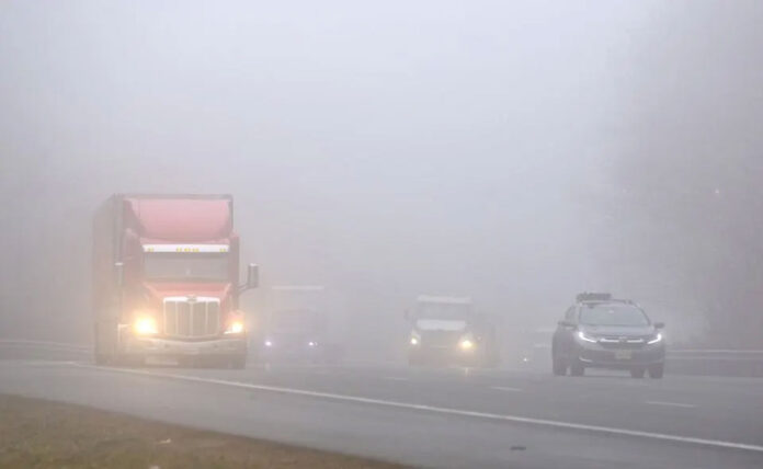 Dense fog in North India