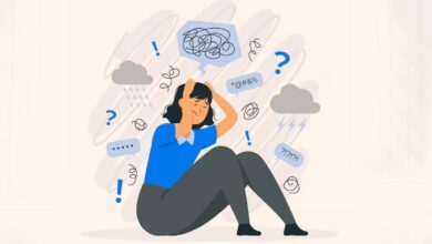 Effects of anxiety on mental health