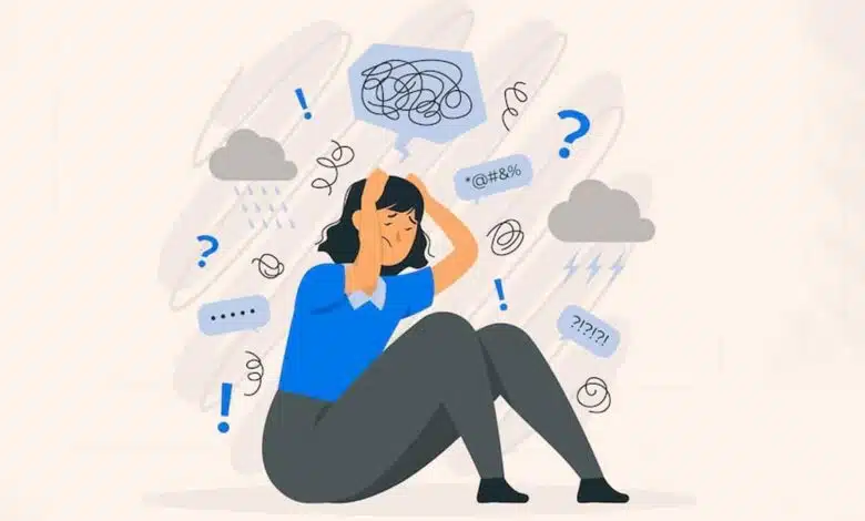 Effects of anxiety on mental health