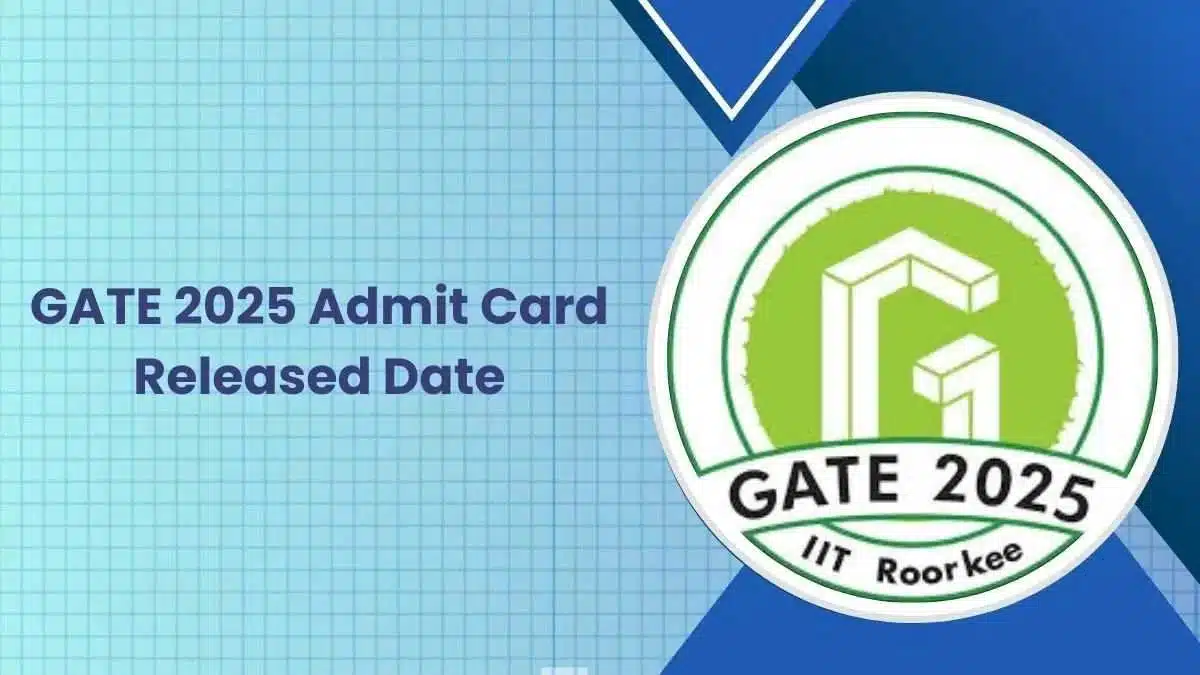 GATE 2025 admit cards to be released today, check mock test link for exam