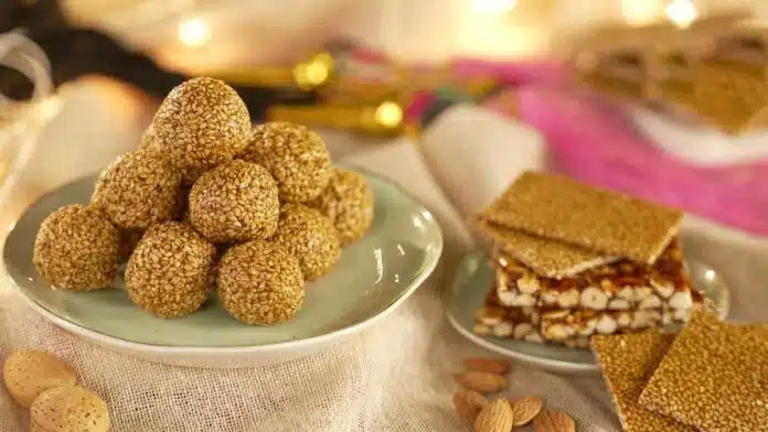 Homemade Til ki Chikki a sweet dish for every festival