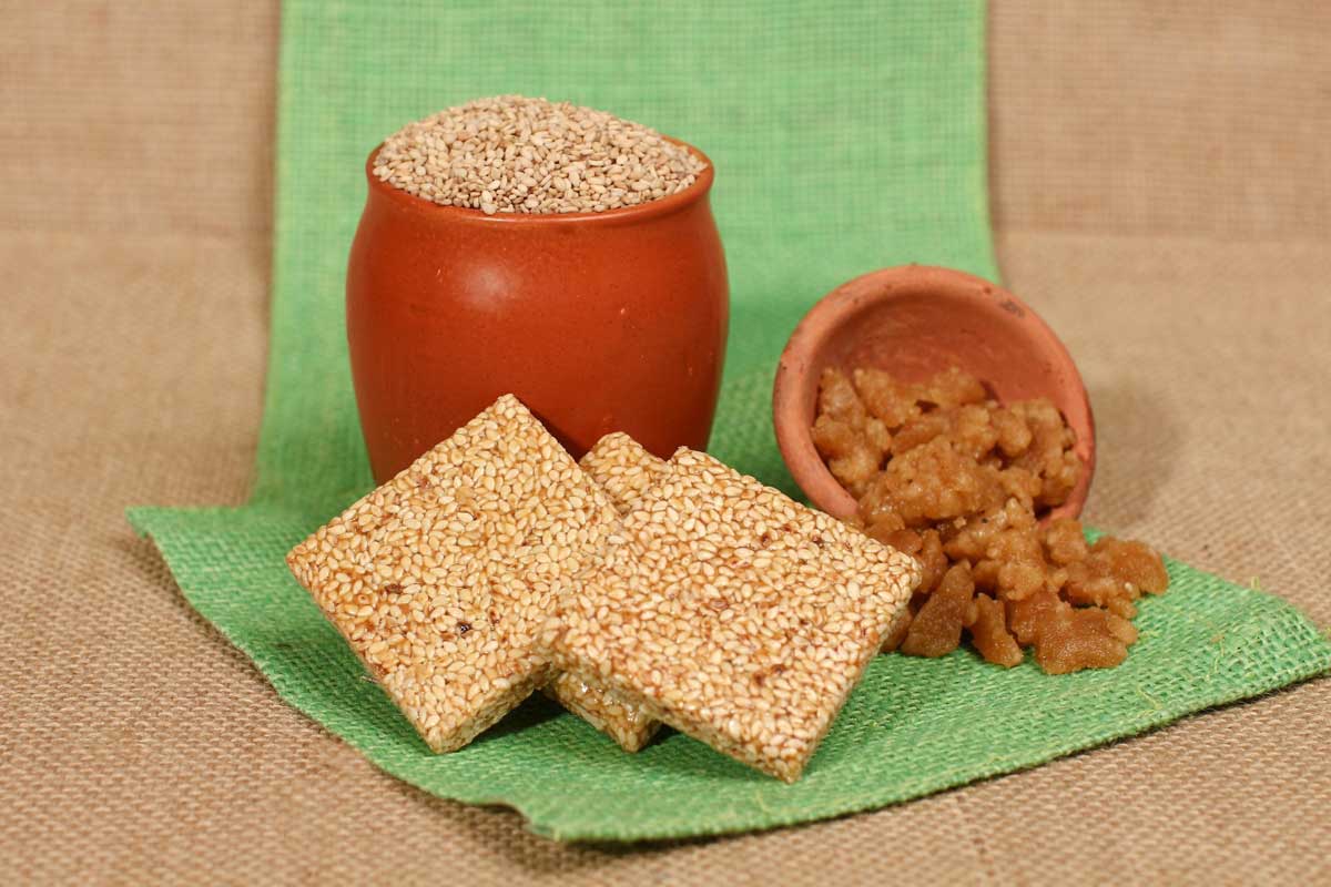 Homemade Til ki Chikki a sweet dish for every festival