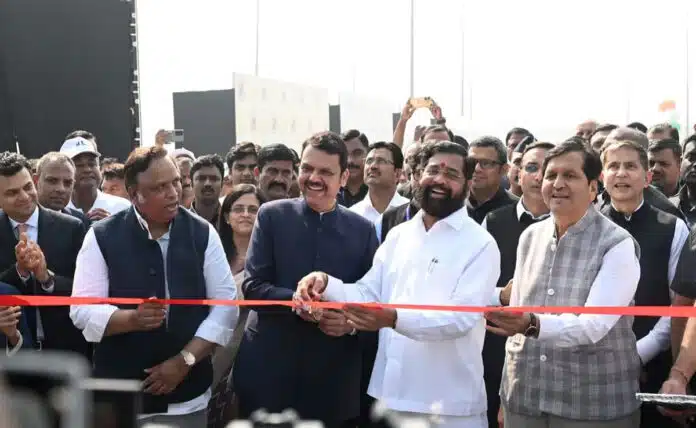 Maharashtra CM Devendra Fadnavis inaugurated North Channel Bridge today