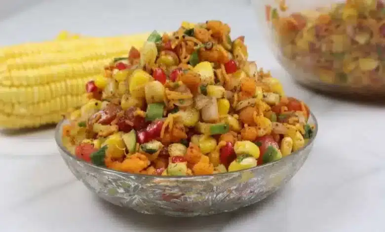 Mix Sprouts Corn Chaat Recipe Nutritious and Delicious Breakfast