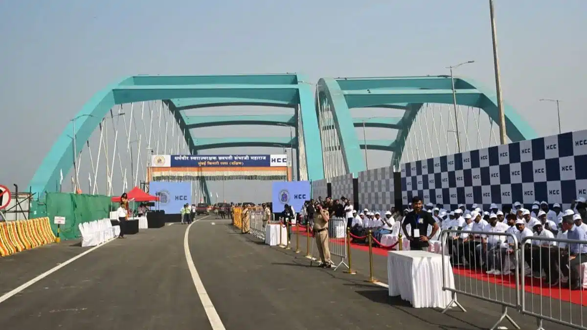 Maharashtra CM Devendra Fadnavis inaugurated North Channel Bridge today