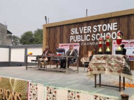 Traffic safety campaign in Sambhal