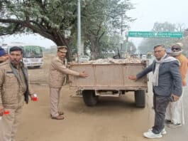 Emphasis on reflector tape in Sambhal
