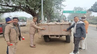 Emphasis on reflector tape in Sambhal