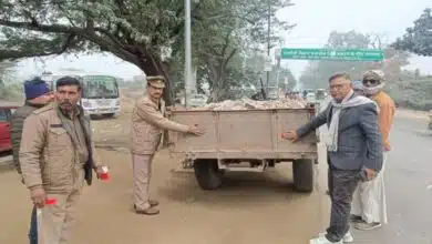 Emphasis on reflector tape in Sambhal