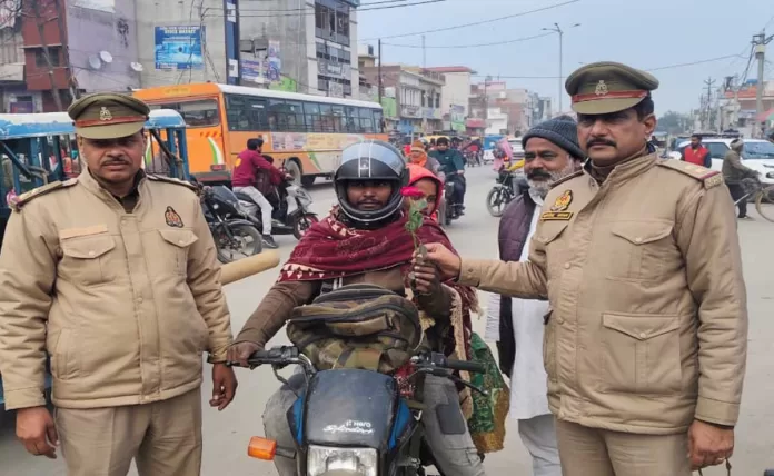 Sambhal police launched a strict campaign