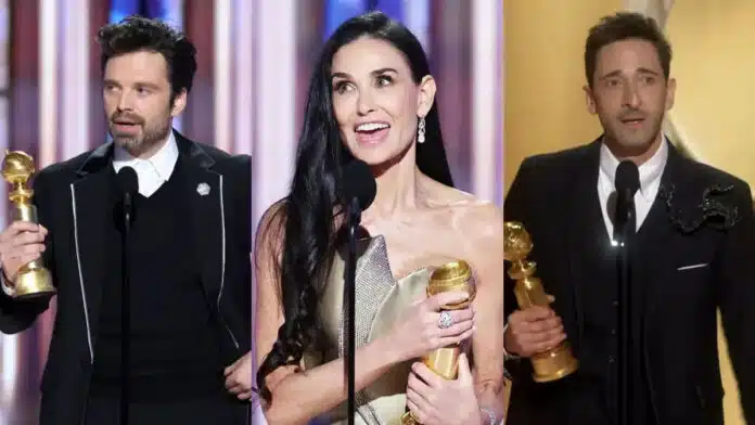 Golden Globes 2025: Sebastian Stan, Demi Moore, Adrien Brody win big, see full list of winners