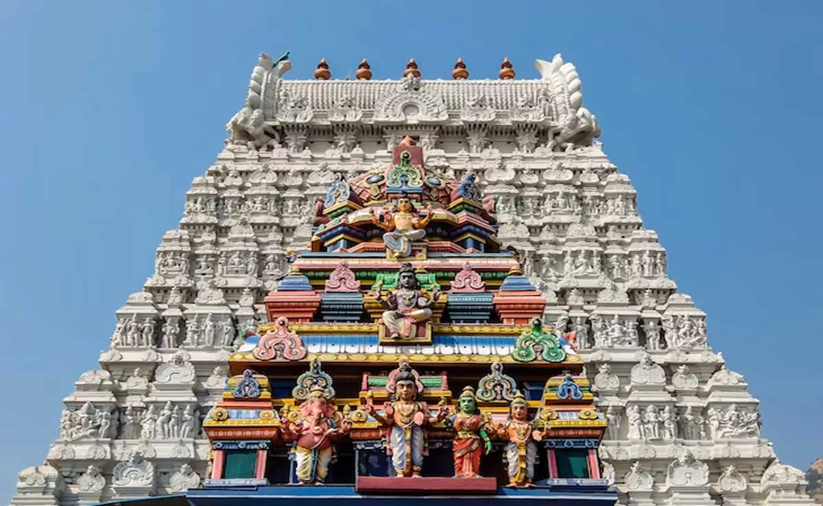 Nandi face the sacred mountain at Tiruvannamalai?