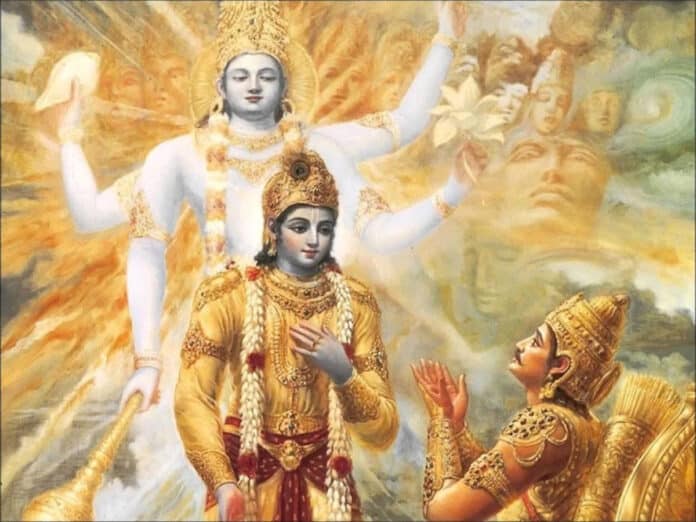 What is the historical context of the Bhagavad Gita