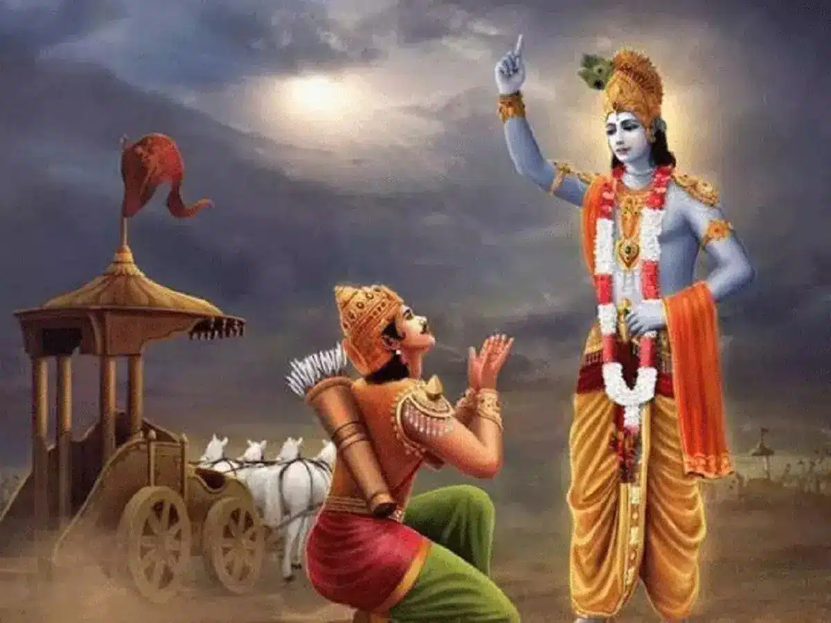 What is the historical context of the Bhagavad Gita