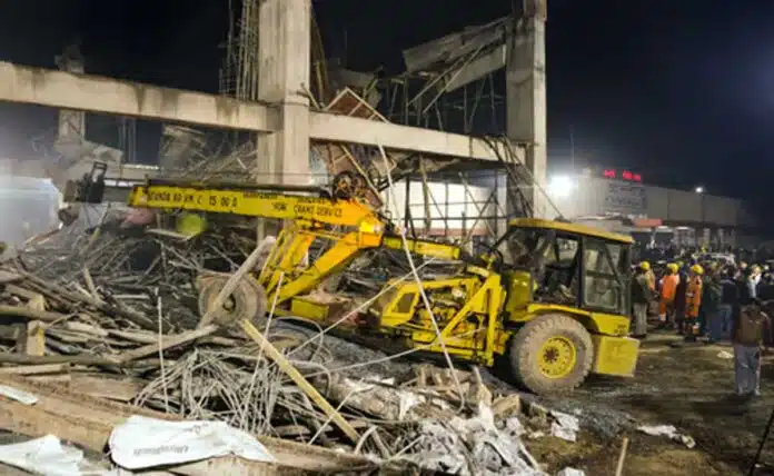 Worker injured due to lintel collapse in Kannauj