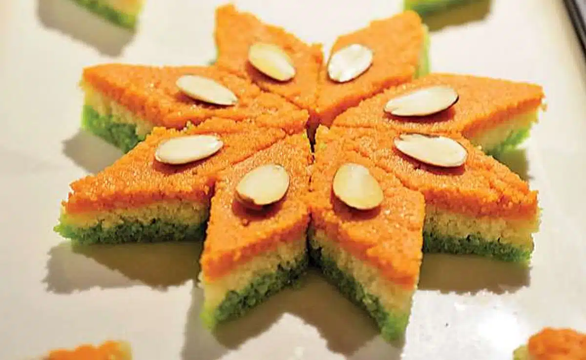 Make Tricolor Barfi at home this Republic Day