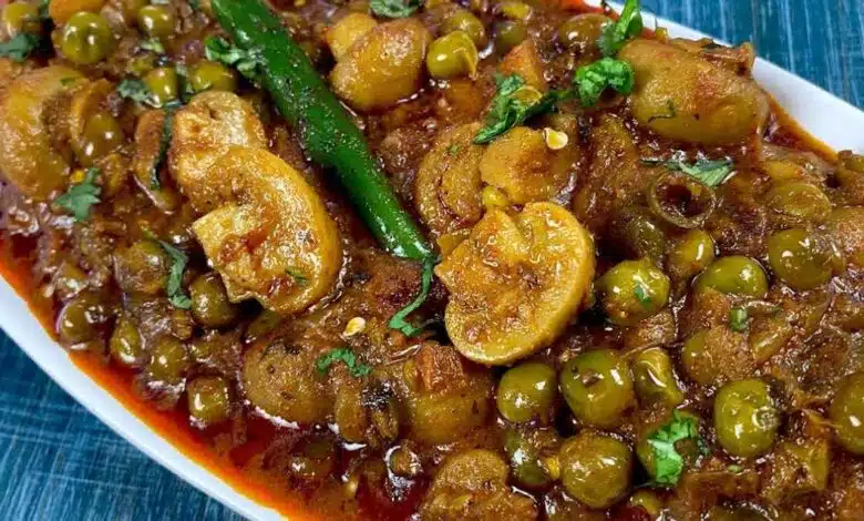 Delicious and nutritious matar mushroom