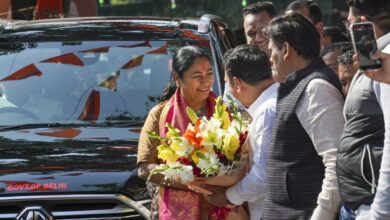 CM Rekha Gupta attends meeting on law and order situation in Delhi