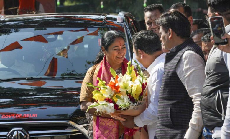 CM Rekha Gupta attends meeting on law and order situation in Delhi