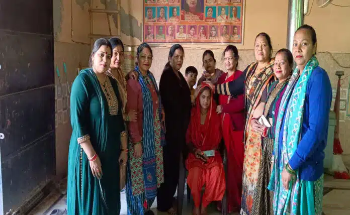 Mahila Shakti Sangathan in Sambhal supported the marriage of a needy girl.