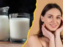 Mix it with raw milk and apply in the morning, golden glow in 15 days!