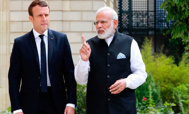 PM Modi visits Marseille with French President Macron, recalls Veer Savarkar's 'courageous escape'