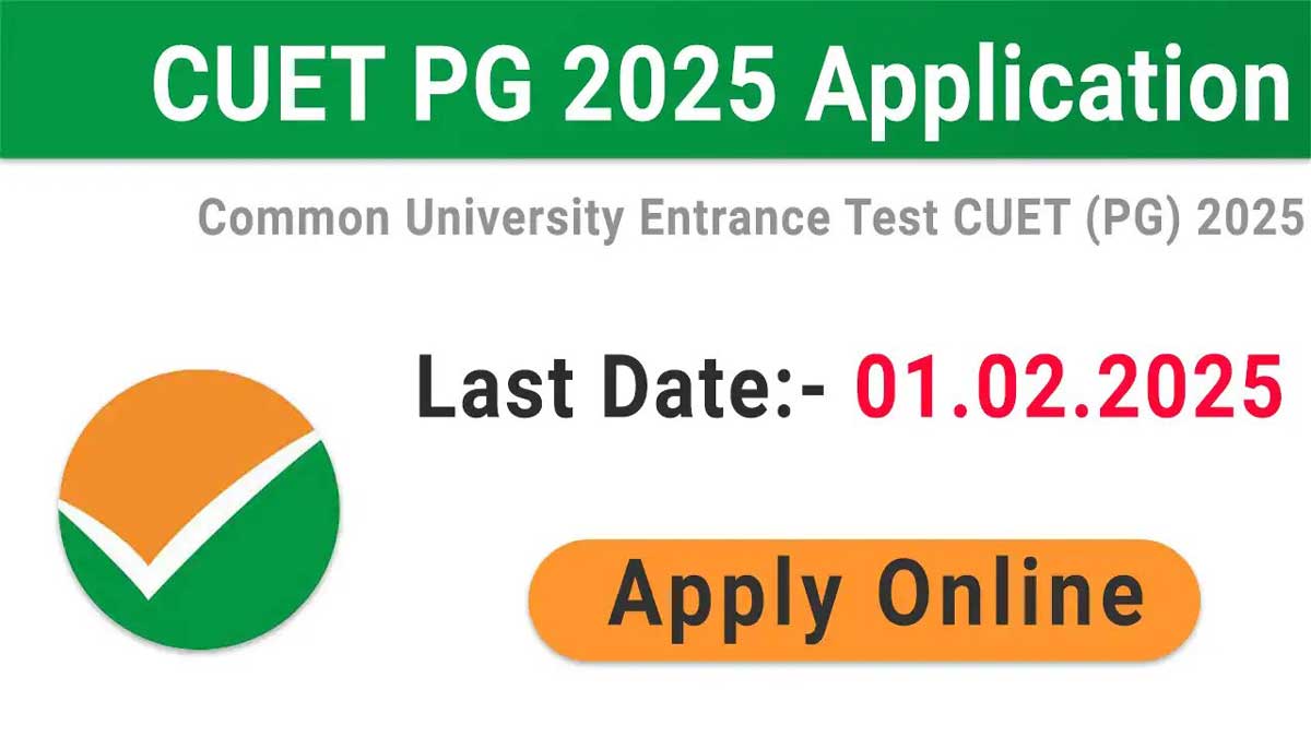 Registration for CUET PG 2025 postgraduate entrance exam closes, check details to apply