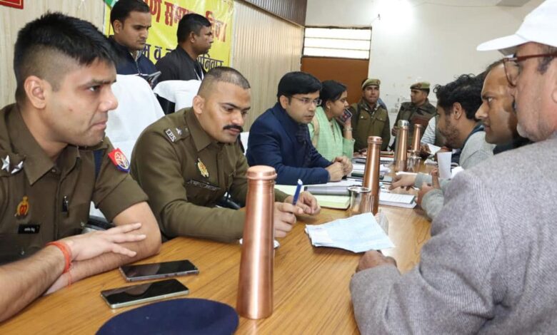 “Complete Solution Day” organized under the chairmanship of DM and SP in Sambhal.