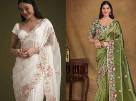 Trending Glass Tissue Saree is the new fashion identity of Bollywood