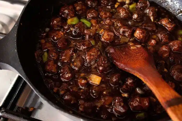 soya chunks manchurian recipe