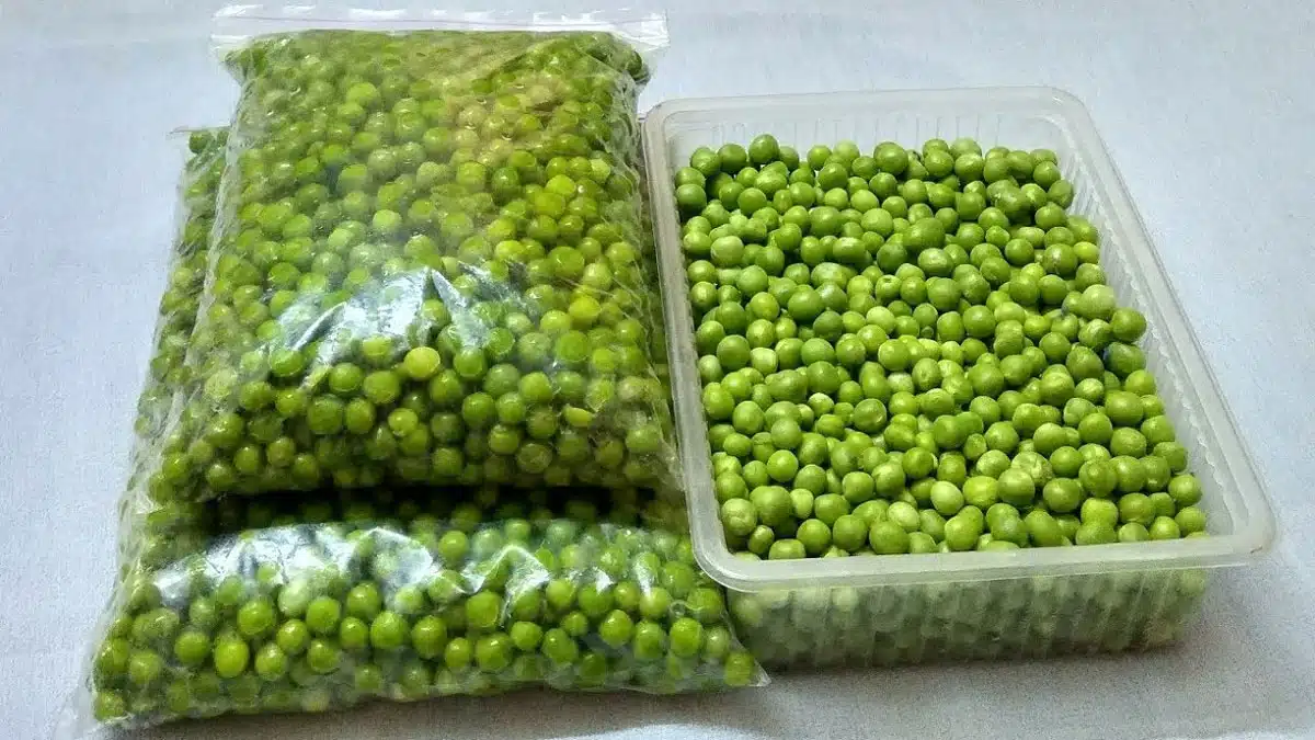 Know the right way to store peas to keep them fresh for a long time