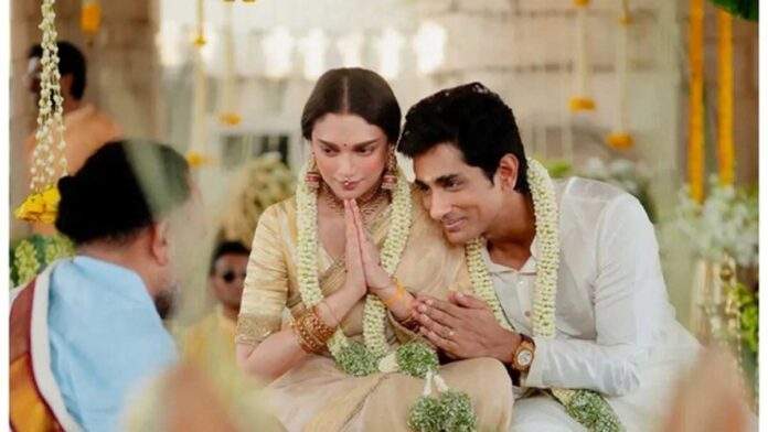 Aditi Rao Hydari and Siddharth's