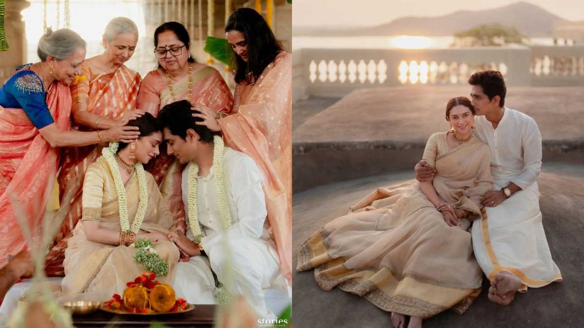 Aditi Rao Hydari and Siddharth's