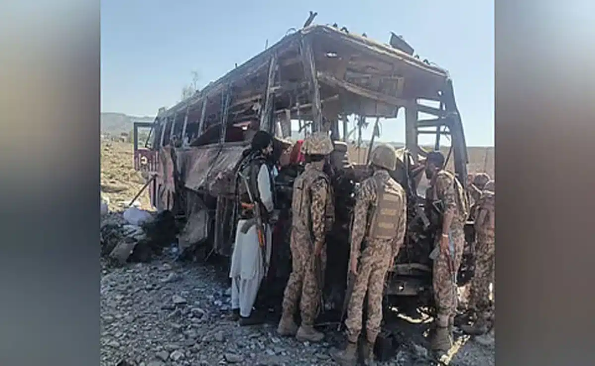 Bomb blast near bus carrying security forces in Balochistan; 5 killed, 10 injured