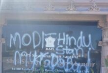 After Hindu temple vandalised in California, Centre calls it "hateful act"