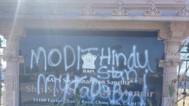 After Hindu temple vandalised in California, Centre calls it "hateful act"