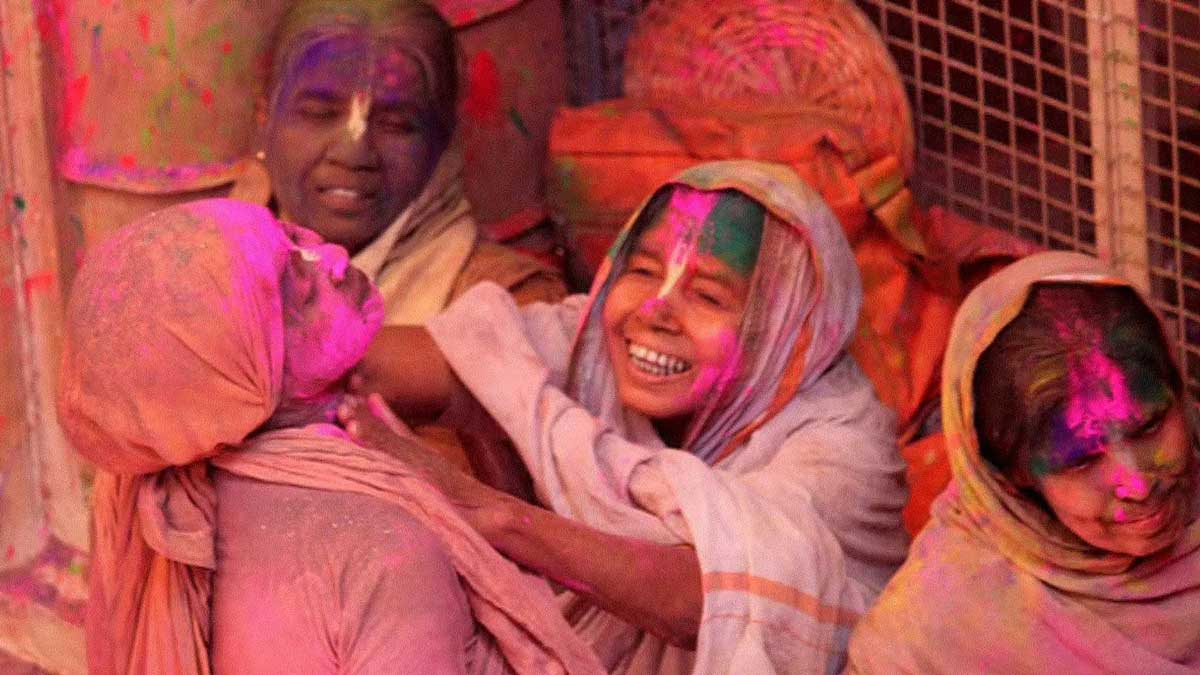 Holi of widows in Vrindavan