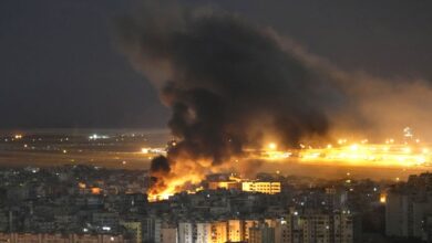 Israel carried out air strikes in Gaza, Lebanon and Syria, killing at least 69 people