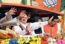 JP Nadda addressed the public meeting in Tripura