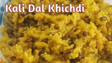 Delicious Recipe for Kali Dal Khichdi