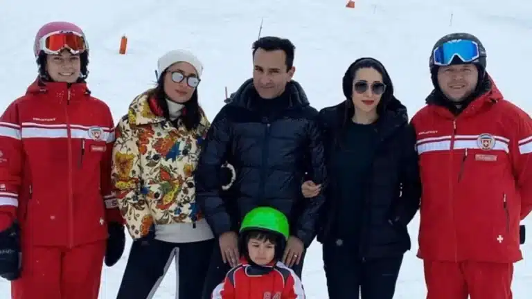 Kareena Kapoor बच्चों संग बर्फीली वादियों में छुट्टियां मना रहीं
