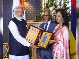 The Prime Minister of Mauritius awarded the country's highest honor to PM Modi