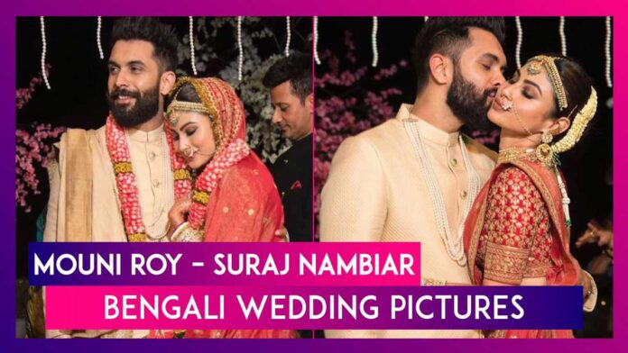 Mouni Roy and Suraj Nambiar's Goa wedding