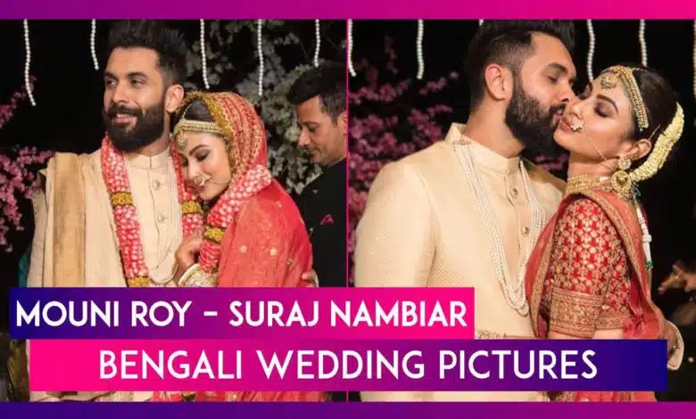 Mouni Roy and Suraj Nambiar's Goa wedding