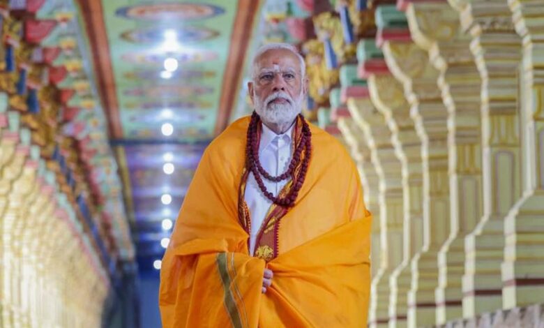 On Ram Navami, PM Modi will offer prayers at the Ramanathaswamy temple in Rameshvaram