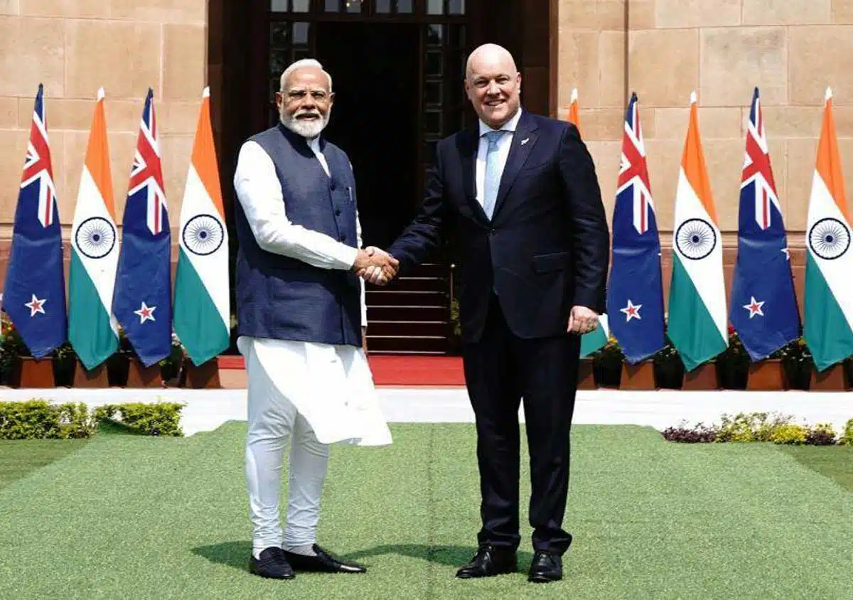 PM Modi held a meeting with New Zealand PM Luxon